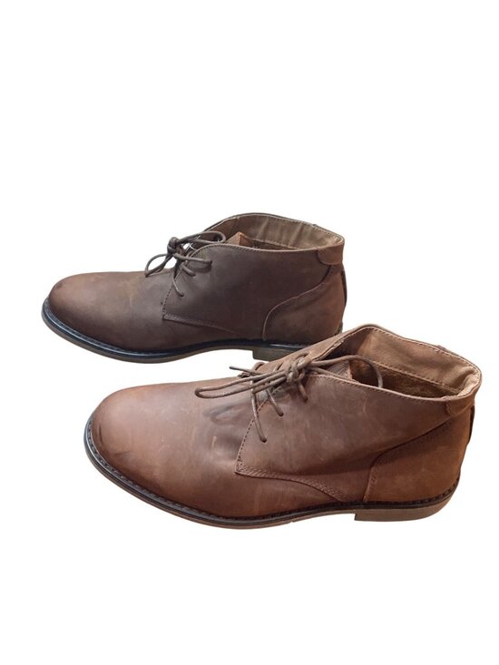 Nunn Bush mens brown leather memory foam ankle chukka boots sz 10.5M SKU 10-311 main image 16